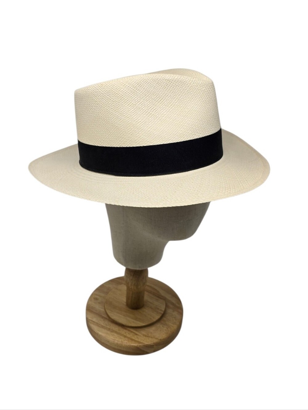 NEW Genuine Ecuadorian Paja Toquilla Straw Panama Hat Cream Size 60
